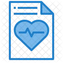 Report Heartrate Report Heart Report Icon