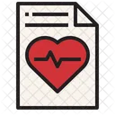 Report Heartrate Report Heart Report Icon