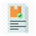 Report Delivery Report Delivery Dcument Icon