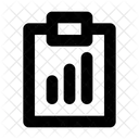 Analytics Bar Chart Clipboard Icon