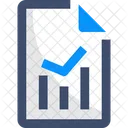Reports Growth Graph Analysis Icon