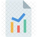 Reports Growth Graph Analysis Icon