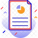 Report Document Financial Graph Icon