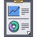 Report Metrics Presentation Icon