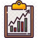 Report Growth Graphic Icon
