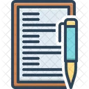 Report Write Briefing Icon