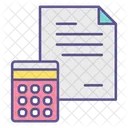 Report Accounts Calculation Icon