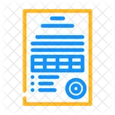 Report Paper Document Symbol
