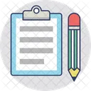 Writing Note Report Icon