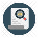 Studying Research Report Icon