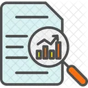 Report Analysis Data Analysis Data Research Icon