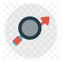 Analytic Growth Search Icon