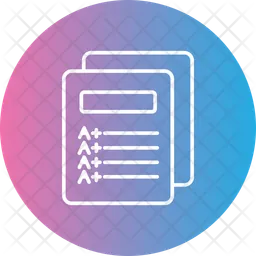 Report Card  Icon