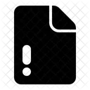 Report File Report Warning Icon