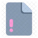 Report File Report Warning Icon