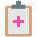 Medical Report Clipboard Icon