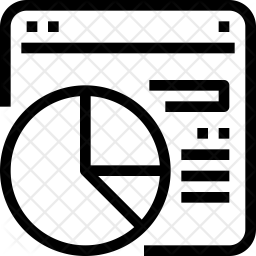 Report page Icon - Download in Line Style