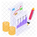 Business Report Data Report Report Writing Icon