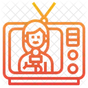 Repórter de TV  Ícone
