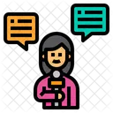 Jornalista Reporter Noticia Ícone