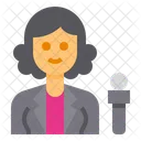 Reporter Avatar Jornalista Ícone