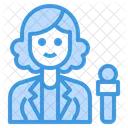 Reporter Avatar Jornalista Ícone