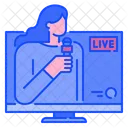 Reporter De Noticias Reporter Noticias Ícone