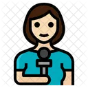 Reporter Noticia Mulher Ocupacao Feminina Ícone