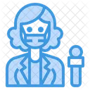 Reportero Periodista Ocupacion Icono