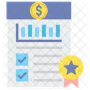 Reporting Standards Standard Report Rating Point Icon