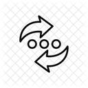 Send Arrow Repost Icon