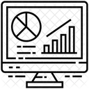 Representacion Grafica Tabla De Negocios Analisis Icono