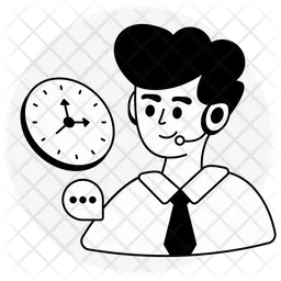 Representante de Servicio al Cliente  Icono