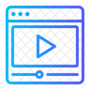 Reproducao De Video Musica Player De Video Ícone