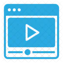 Reproducao De Video Musica Player De Video Ícone