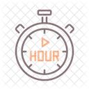 Jogo De Hora Em Hora Jogo De Hora Em Hora Cronometro Ícone