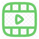 Video Cuadro Reproduccion Horizontal Video Cuadro Icono