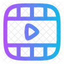 Video Cuadro Reproduccion Horizontal Video Cuadro Icono