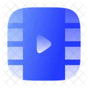 Reproduccion De Fotogramas De Video Vertical Ondas Sonoras Barra De Sonido Icono