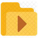 Reproducir carpeta  Icono
