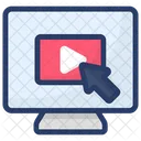 Video Viral Video Popular Video Marketing Icono