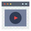 Reproducir Video Video Web Youtube Icono