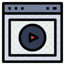 Reproducir Video Video Web Youtube Icono