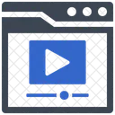 Reproducir interfaz de vídeo  Icono