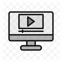 Pelicula Reproductor Video Icono