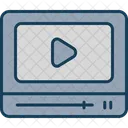Reproductor De Video Video Reproductor Icono