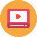 Reproductor De Video Video Reproductor Icono