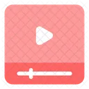 Video Reproductor Multimedia Icono