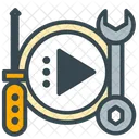 Video Servicio Reproductor Icono