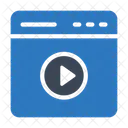 Web En Linea Video Icono